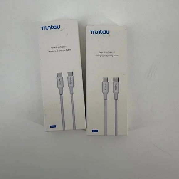 2 pack‎ Trunau USB C to USB C Cable 6ft White Fast Charging Data Sync White