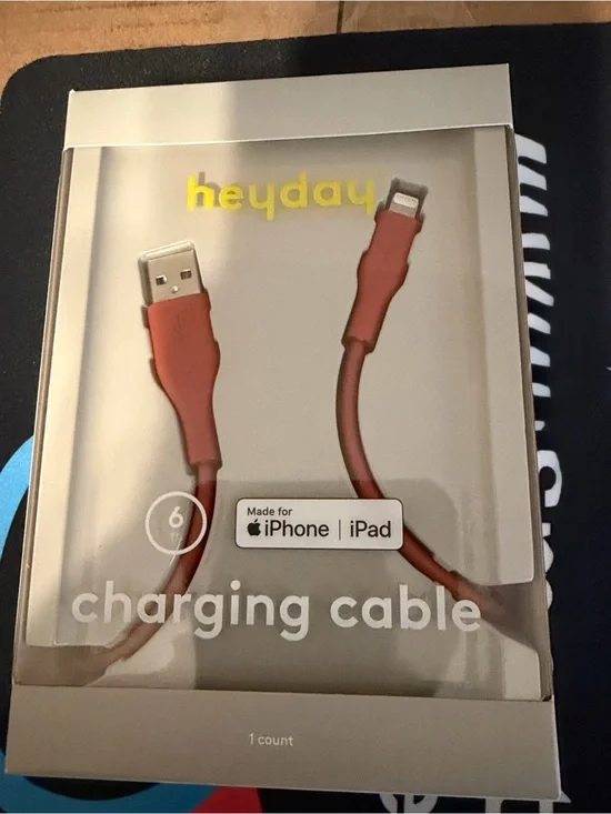 heyday Lightning to USB Charging Cable for iPhone and iPad