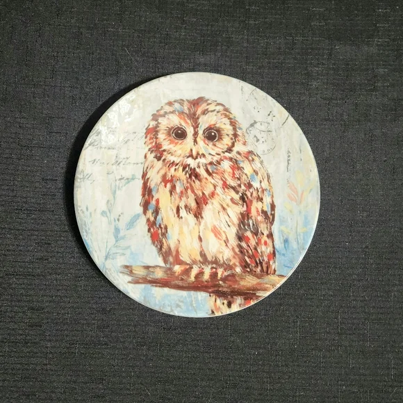 Pier 1 Imports Owl on a branch plate