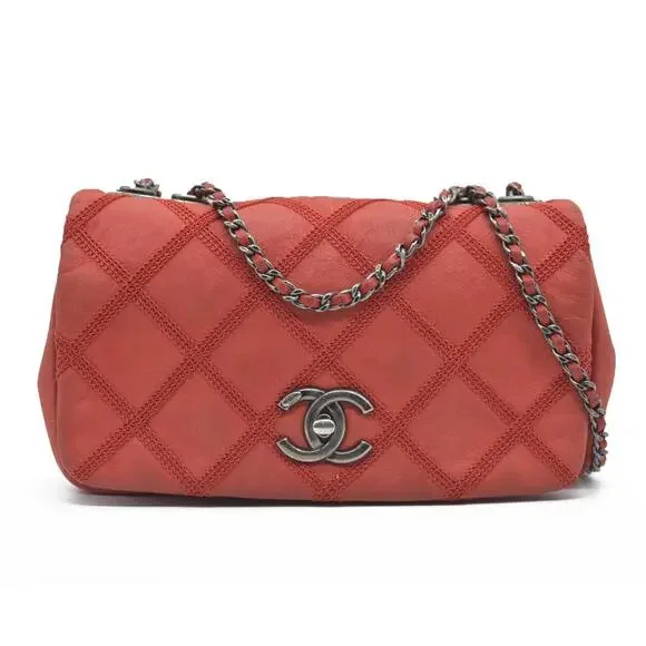 $3700 Chanel Small Diamond Stitch Flap Bag 2013