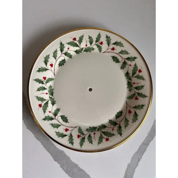 Vintage LENOX‎ HOLLY BERRY Holiday Serving Dessert Tray Replacement