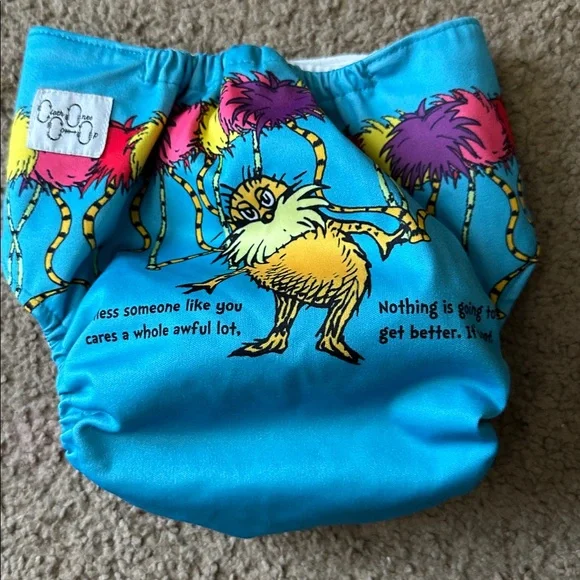 The Lorax OS Cloth Diaper Cover