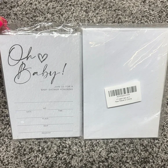 Oh Baby! Baby Shower Invitations