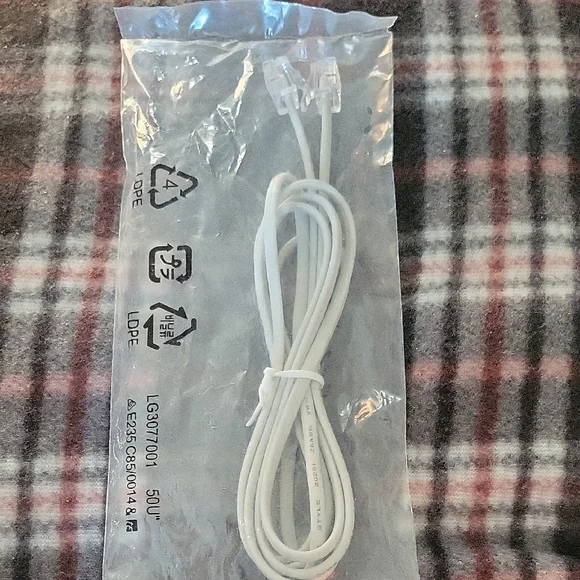 White Ethernet Cable