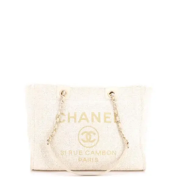 Chanel Deauville Tote Raffia With #266260C33B