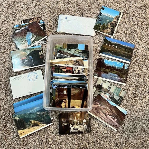 Lot Of Vintage Postcards Travel Souvenir Ephemera‎ Craft Supplies Junk Journal