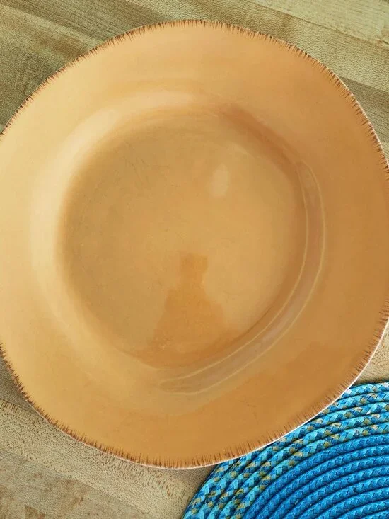 Pier 1 Elemental Honey Dinner Plate 12