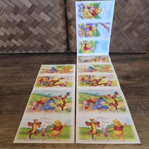 Cleo‎ Winnie the Pooh Tigger Disney Valentine's Day Cards Lot of 12