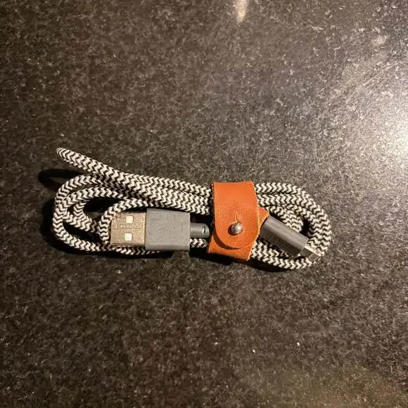 Native Union Belt Cable USB-A to Lightening in Zebra Print Wrap