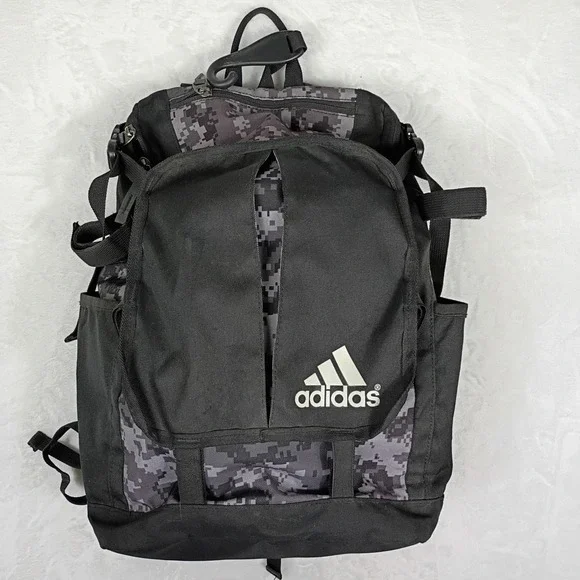 Adidas Digital Camo Backpack Black Grey Tactical Gorpcore School Bag‎