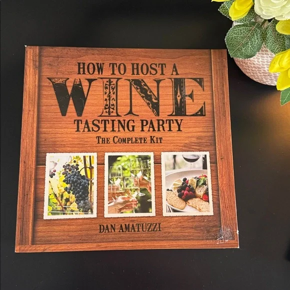 How to Host a Wine Tasting Party Kit by - Brown