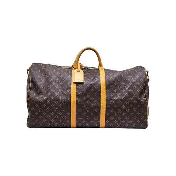 Louis Vuitton Keepall Bandouliere 60 Duffle Travel Bag LV Monogram Canvas