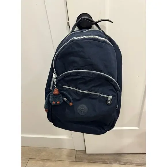 Kipling Women's Seoul XL Laptop Backpack Navy EUC