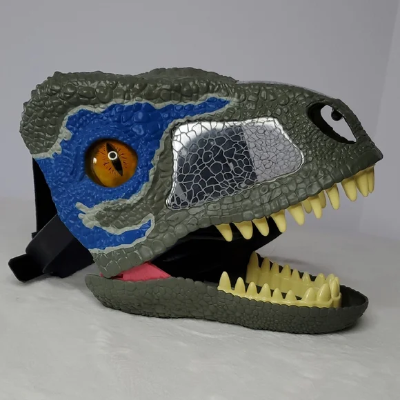 Jurassic World Dominion Velociraptor Blue Dinosaur Mask