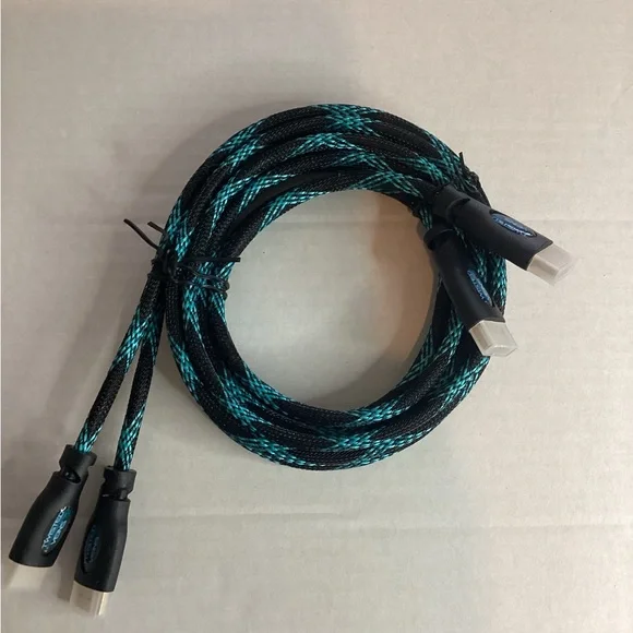 Twisted veins hdmi pair of cables high speed cord