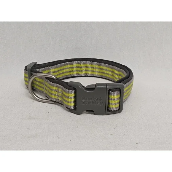 Boots & Barkley Green Gray Dog Cat Animal Collar 23
