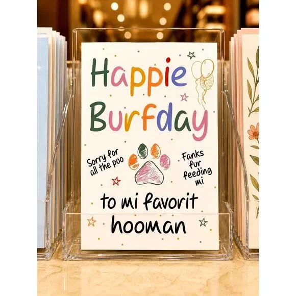 Birthday Funny Card from your Pet - 4.72