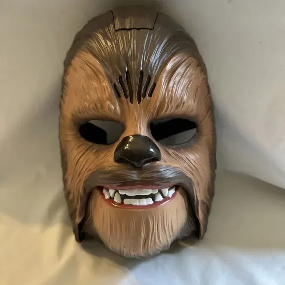 Star Wars Chewbacca Youth Halloween Costume Face Mask Movable‎ Mouth Sounds