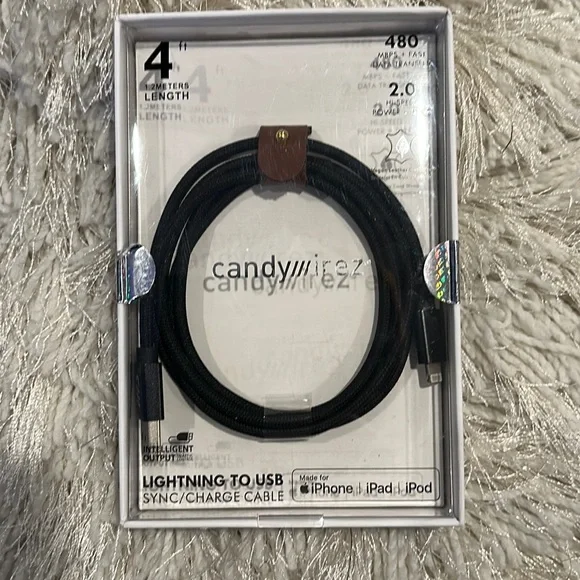 Brand new candywirez lighting to usb charge cable