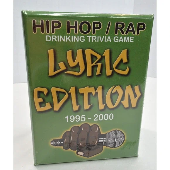 Hip Hop/ Rap Drinking Trivia Game Lyric Edition, 1995-2000 - Sealed New