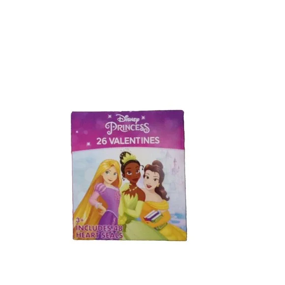 Disney Princess 26 Valentines 48 Heart Seals