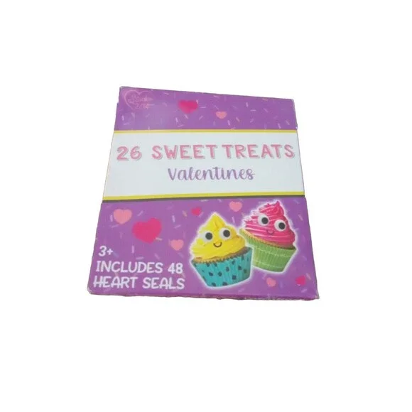 Studio 2/14 26 Sweet Treats Valentines 48 Heart Seals