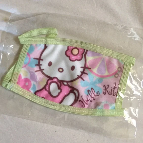 HELLO KITTY BUNDLE OF 2 FACE MASKS FOR YOUNG CHILDREN