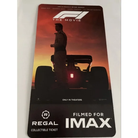 Fl: The Movie IMAX Collectible Card Movie Ticket Regal Edwards Limited Edition