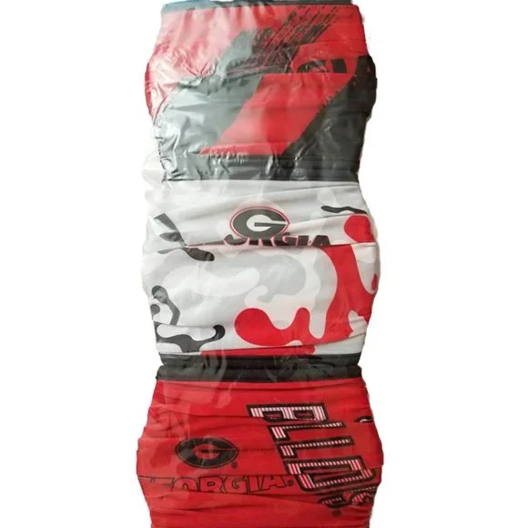 Georgia Bulldog 3 Piece Face Masks Boys One Size