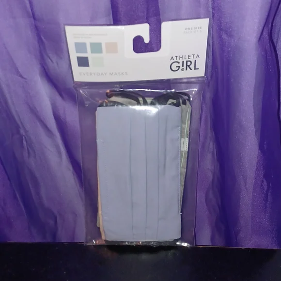 New 5-Pack Athleta Girls Adjustable Masks