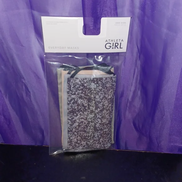 New 5-Pack Athleta Girls Adjustable Masks