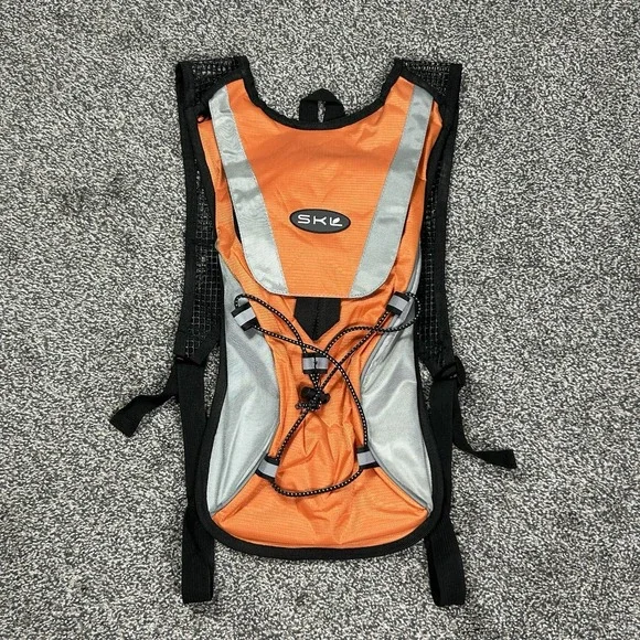 SKL Hydration Pack‎ Lightweight Running Hiking Backpack 2L Water Bladder Orange