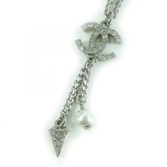 Chanel Cc Logo Pendant Necklace #250085C11B