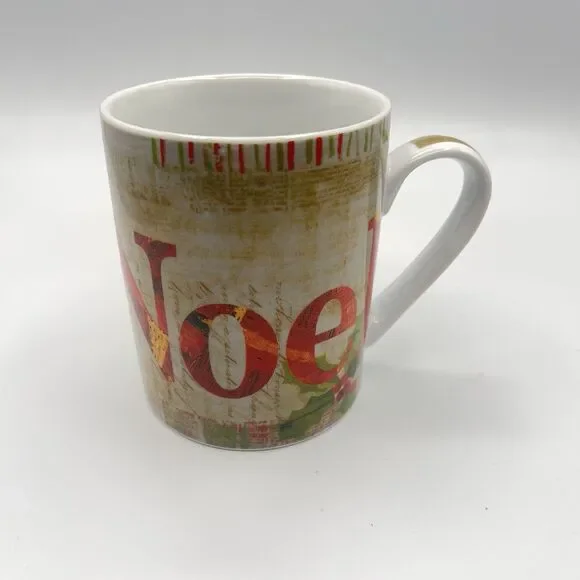 Pier 1 Mug Coffee Cup Christmas Noel