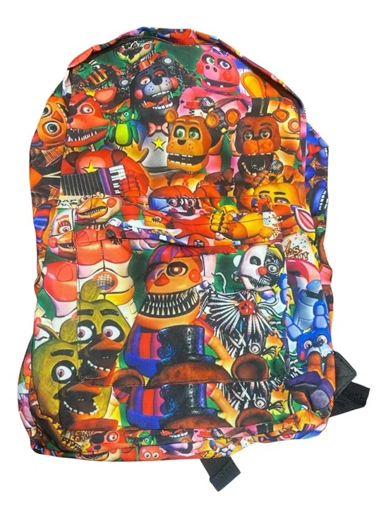 NWT Five Nights at Freddy's Character Collage Backpack S K48