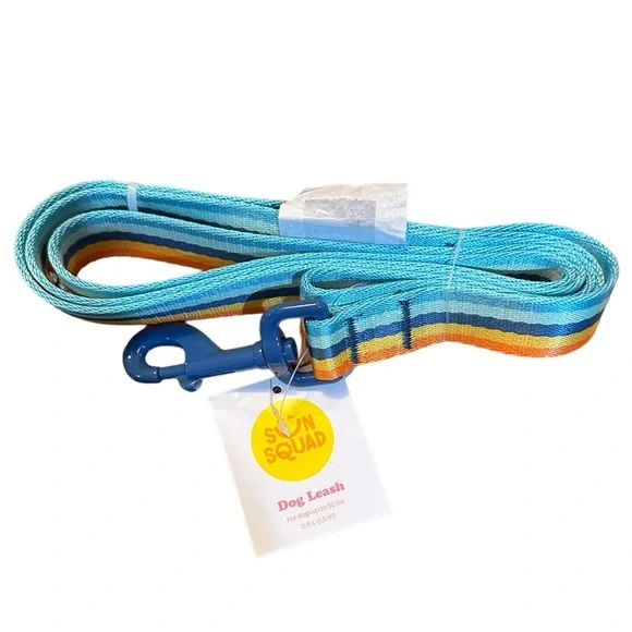 Sun Squad 5 ft. Leash Multi-color‎ Dog Leash- NWT