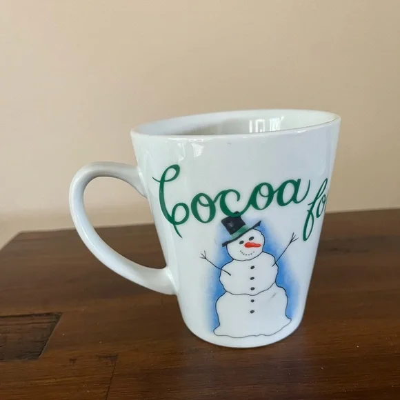 Pier 1 China Snowman Mug