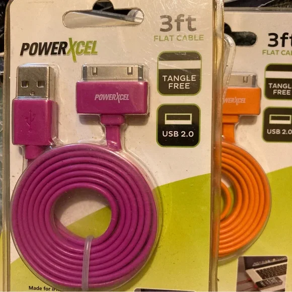 POWER X CEL 3ft Flat Cable (NWOT)