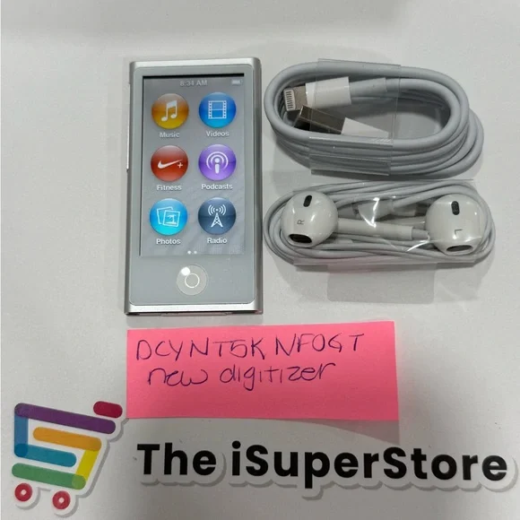 Refurbished Apple iPod 7th Gen 16GB Silver + 1 YR WRNTY