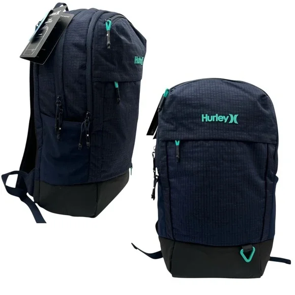 Hurley Mens One and Only Classic Backpack Obsidian Blue Fits 15