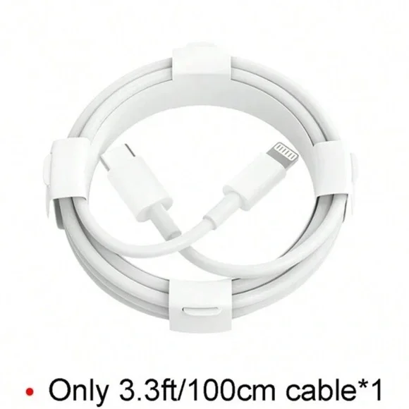 Apple White Lightning Cable Fast Charge