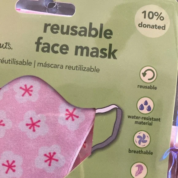 Green Sprouts Reusable Face Masks - Pink and Blue