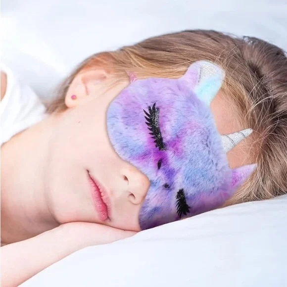 Soft Cute Cute Unicorn Sleep Mask Night Sleep Eye Masks Covers for Sleeping Mask