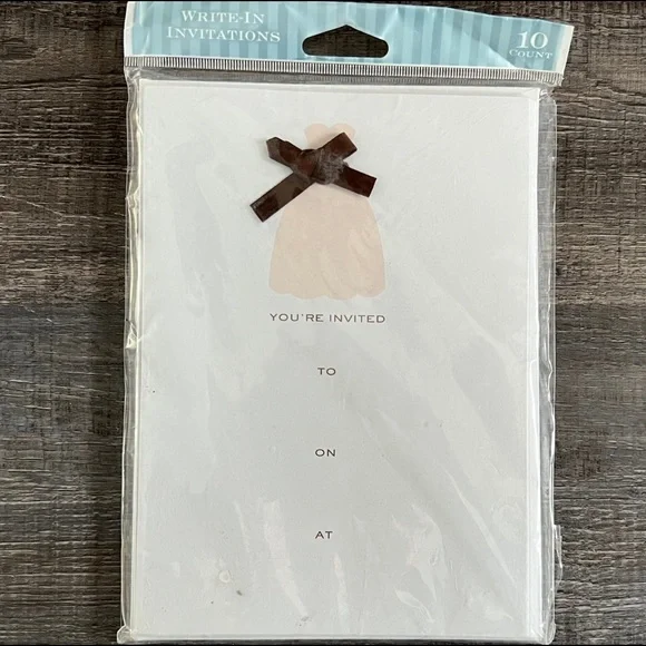 💞 New Classic Write In Party Invitations