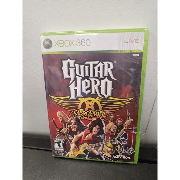 Guitar Hero Aerosmith Microsoft Xbox 360 Game NEW Sealed T Activision‎ NTSC 2008