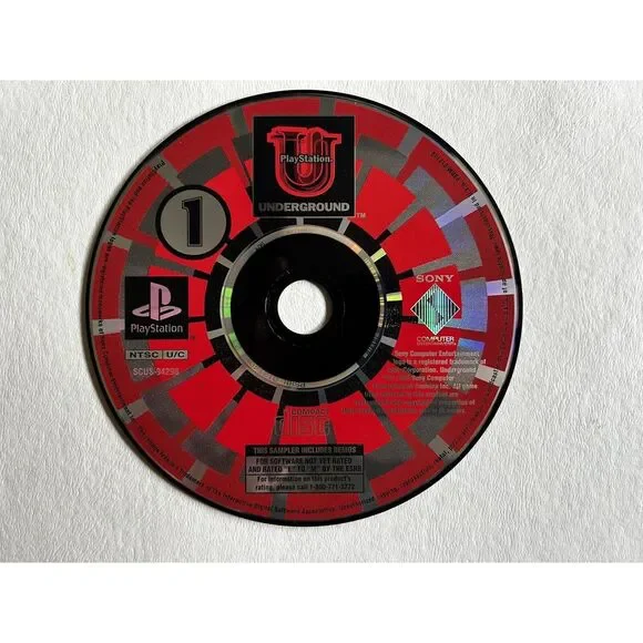 Underground # 1 Playstation 1 PS1 PSX Game‎ Disc Only No Case Or Manual