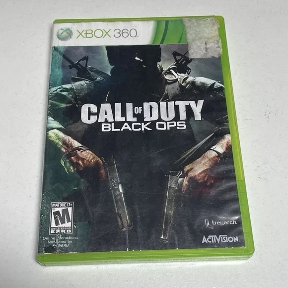 Call of Duty Black Ops Xbox 360 Video Game Complete Tested Shooter Activision