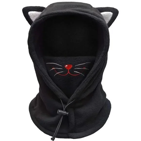 Kids Winter Hat Balaclava Fleece Cold-Weather Hood