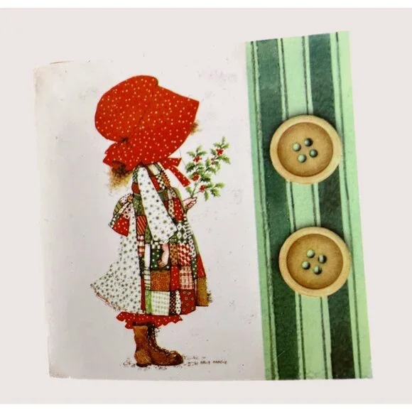 Vintage Holly Hobbie Gift Tags Set of 5 Design Portfolio AGC Inc New Rare READ
