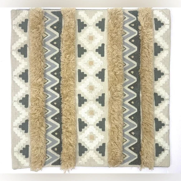 Pier 1 Textured Boho Accent Pillow Case